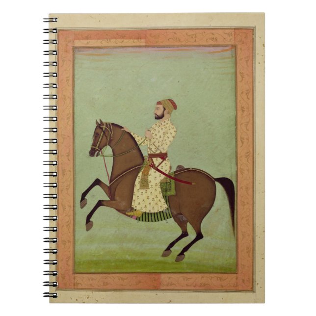 A Mughal Noble on Horseback, c.1790, from the Larg Notebook (Front)