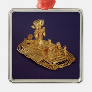 A Muisca votive figurine  depicting Metal Ornament