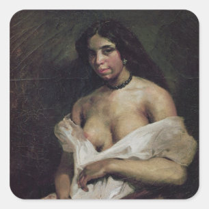 A Mulatto Woman, c.1821-24 Square Sticker