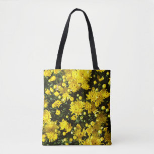 A Multitude of Yellow Mums Tote Bag