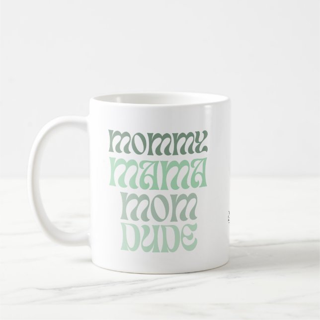 A Mum of Many Names Mug (Left)