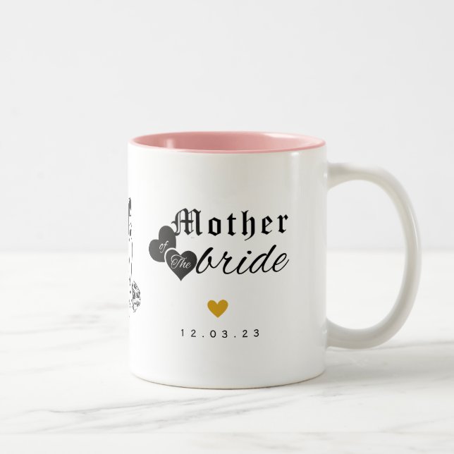 A Mum's Proud Moment: Mother of the Bride Two-Tone Coffee Mug (Right)