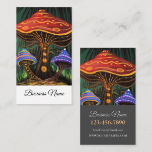 A Mushroom World Business Card