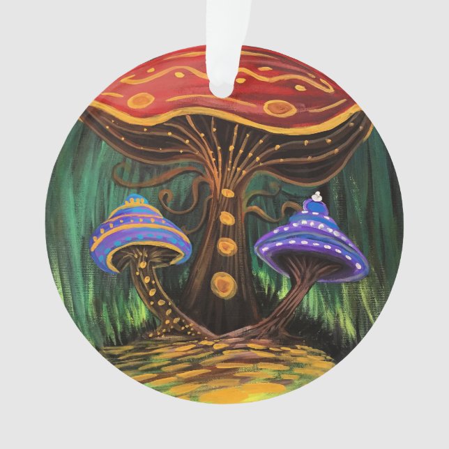 A Mushroom World Ornament (Front)