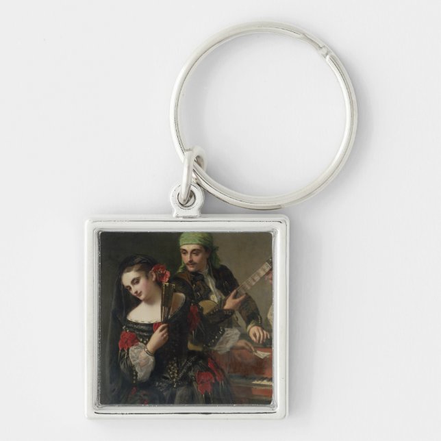 A Music Lesson, Seville Key Ring (Front)
