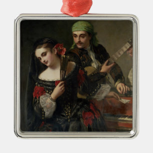 A Music Lesson, Seville Metal Ornament