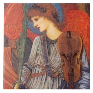 A Musical Angel  Ceramic Tile