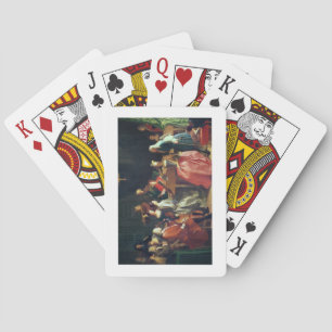 A Musical Evening (oil on canvas) Playing Cards