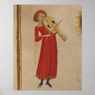 A Musician, from 'De Musica' by Boethius Poster