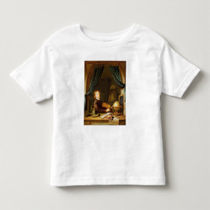 A Musician Playing a Violin by a Draped Casement Toddler T-Shirt
