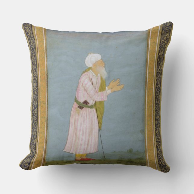 A Muslim Religious Figure, from the Small Clive Al Cushion (Front)