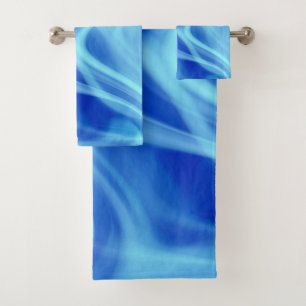 A Mystical Blue Fog Bath Towel Set