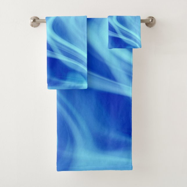 A Mystical Blue Fog  Bath Towel Set (Insitu)