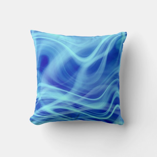 A Mystical Blue Fog  Cushion (Front)
