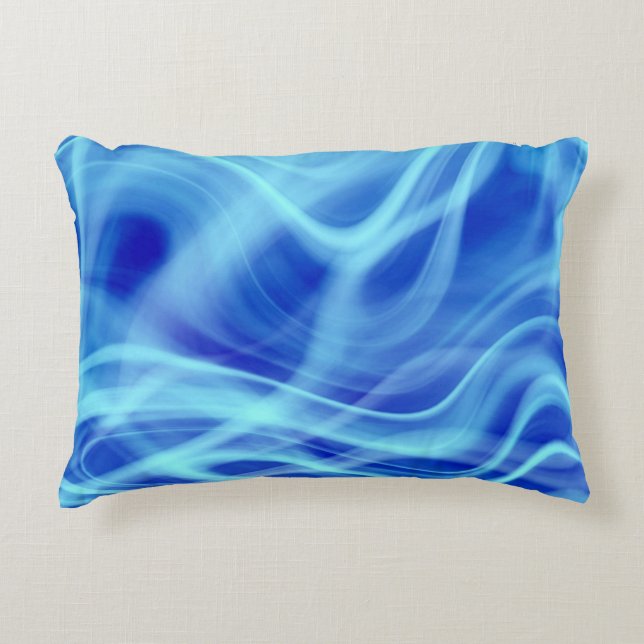 A Mystical Blue Fog  Decorative Cushion (Front)