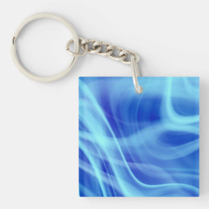 A Mystical Blue Fog Key Ring