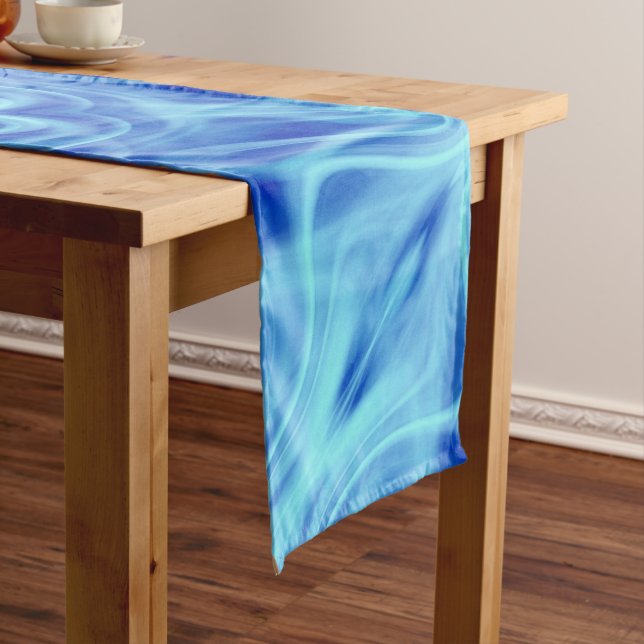 A Mystical Blue Fog  Medium Table Runner (In Situ)