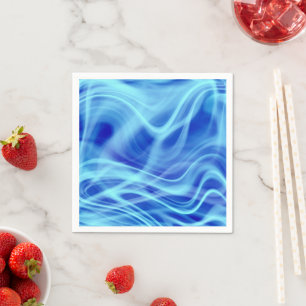 A Mystical Blue Fog Napkin