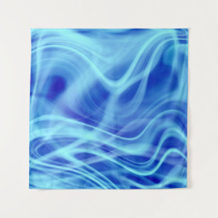 A Mystical Blue Fog Tapestry