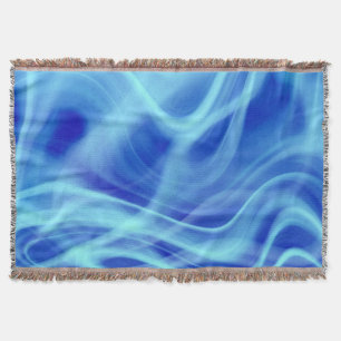 A Mystical Blue Fog  Throw Blanket