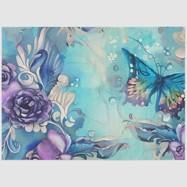 A Mystical Butterfly Series Design 13 Tissue Paper (Front)