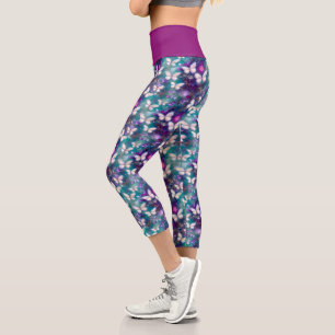 A Mystical Butterfly Series Design 1 Capri Leggings