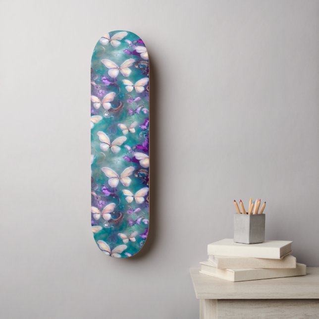 A Mystical Butterfly Series Design 1 Skateboard (Wall Art)
