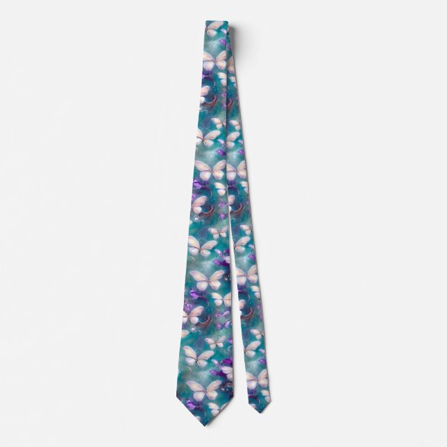 A Mystical Butterfly Series Design 1 Tie (Front)