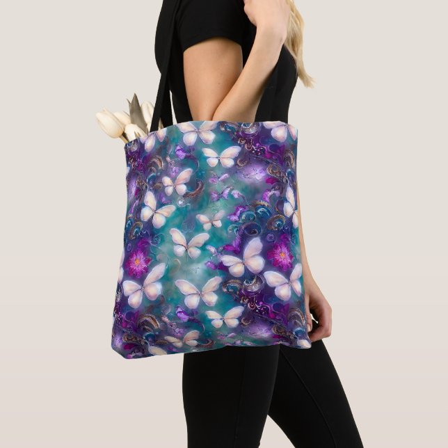 A Mystical Butterfly Series Design 1 Tote Bag (Close Up)