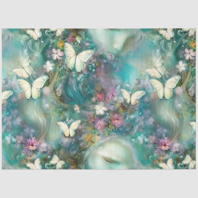 A Mystical Butterfly Series Design 2 Tissue Paper (Front)