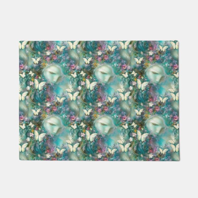 A Mystical Butterfly Series Design 3 Doormat (Front)