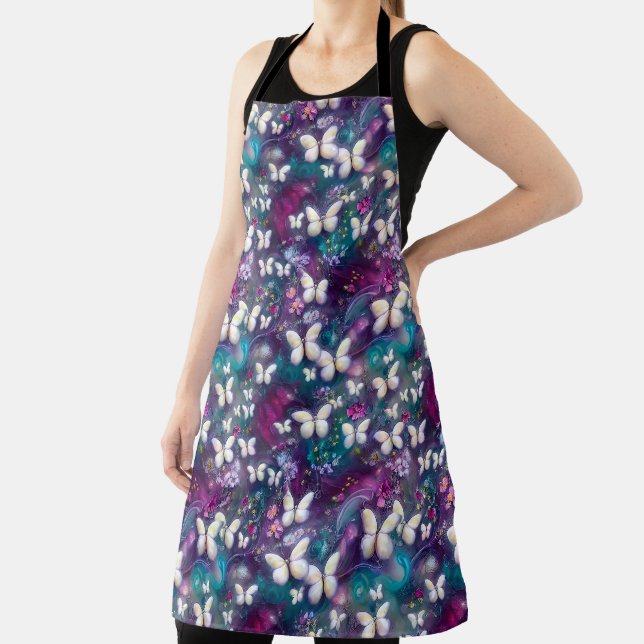 A Mystical Butterfly Series Design 5 Apron (Insitu)