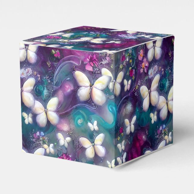 A Mystical Butterfly Series Design 5 Favour Box (Front Side)