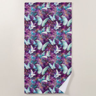 A Mystical Butterfly Series Design 7 Beach Towel