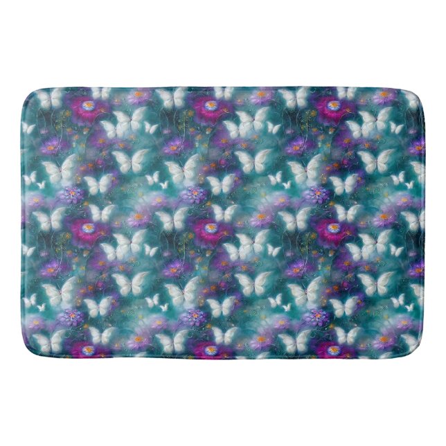 A Mystical Butterfly Series Design 9 Bath Mat (Front)