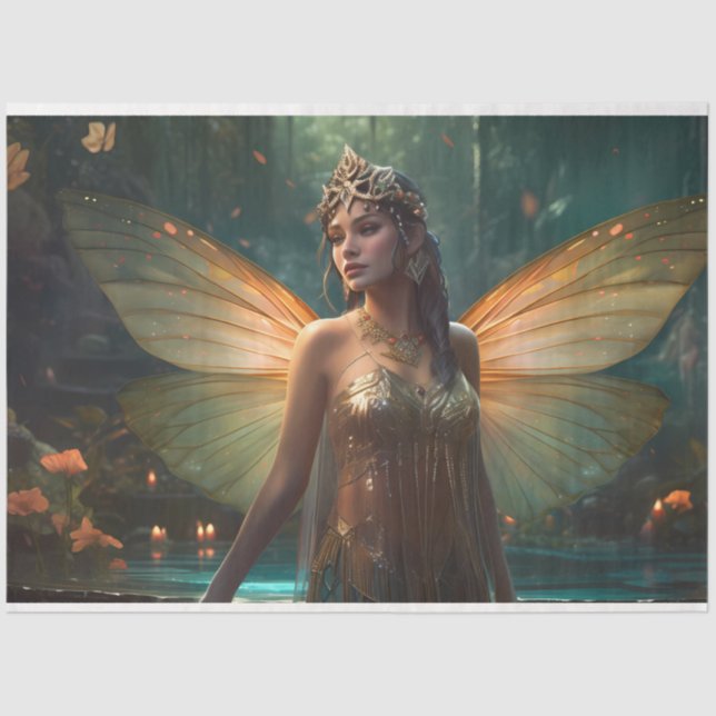 A Mystical Fairy Series Design 1 Tissue Paper (Front)