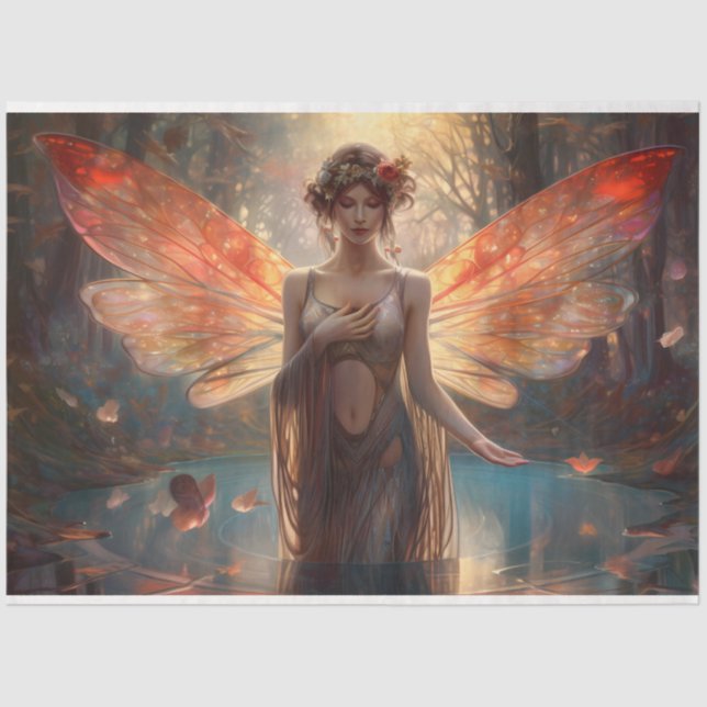 A Mystical Fairy Series Design 8 Tissue Paper (Front)