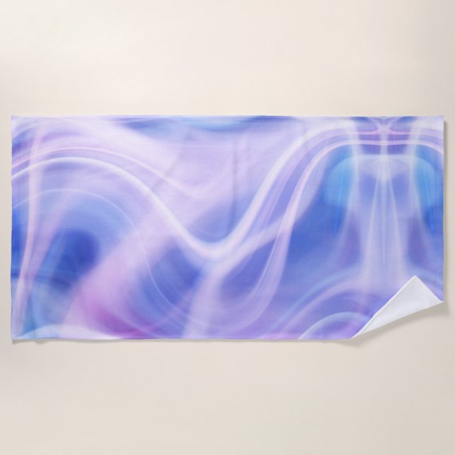 A Mystical Pastel Fog  Beach Towel (Front)