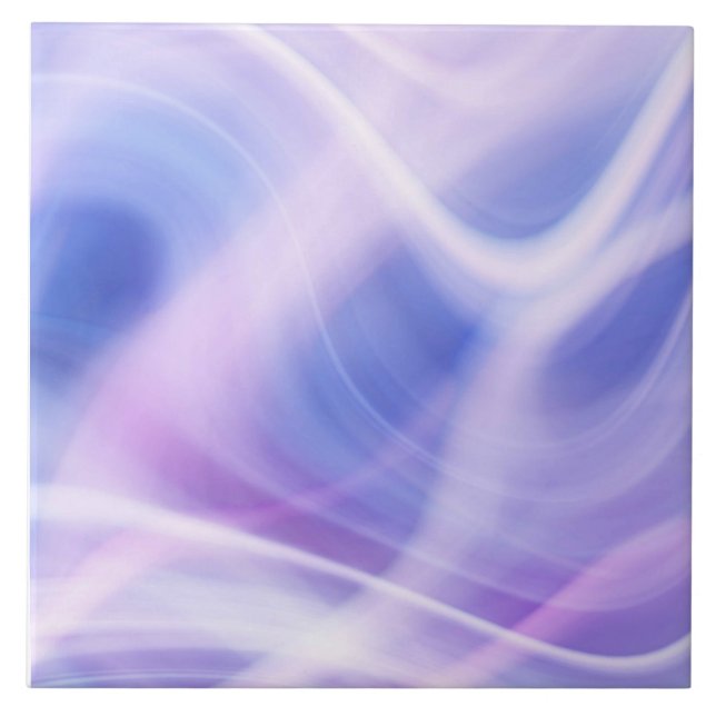 A Mystical Pastel Fog  Ceramic Tile (Front)