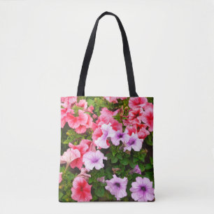 A nature photo is a beautiful petunia flower. Plan Tote Bag