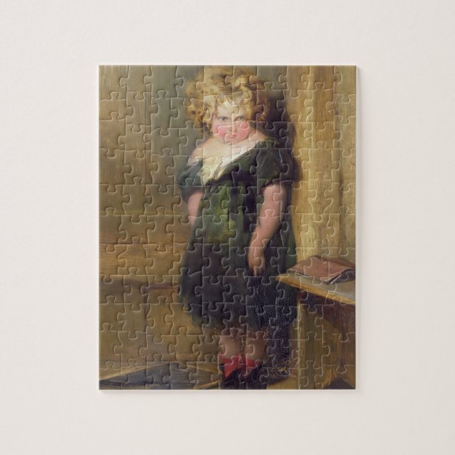 A Naughty Child (oil on canvas) Jigsaw Puzzle (Vertical)