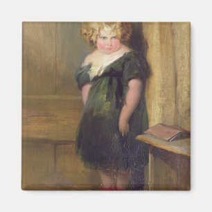 A Naughty Child (oil on canvas) Magnet