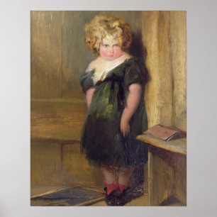 A Naughty Child (oil on canvas) Poster