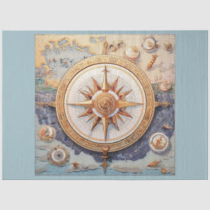 A Nautical Compass Series Design 6 Tissue Paper