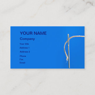 A needleworker's card with needle and thread