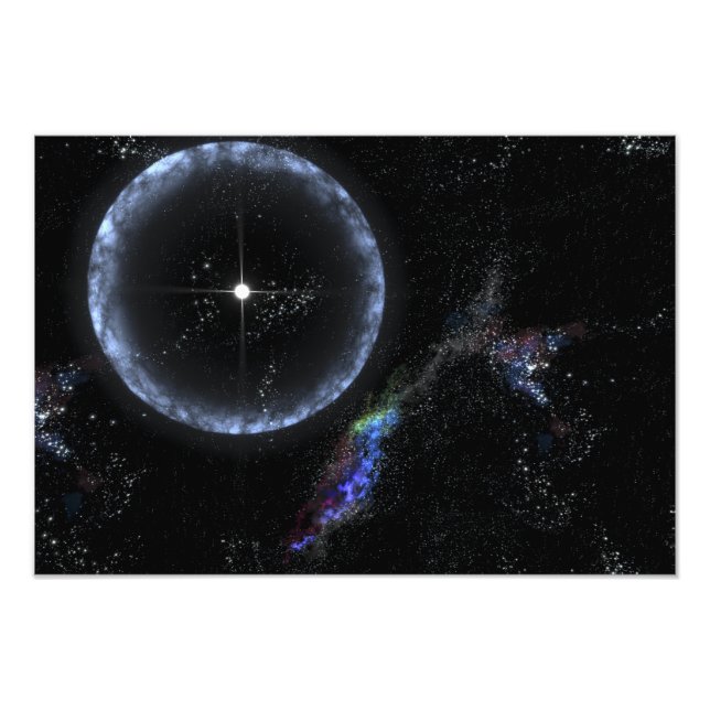 A Neutron star SGR 1806-20 Photo Print (Front)