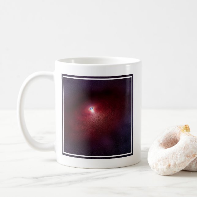 A Neutron Star With A Disc Of Warm Dust. Coffee Mug (With Donut)