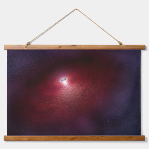 A Neutron Star With A Disc Of Warm Dust. Hanging Tapestry