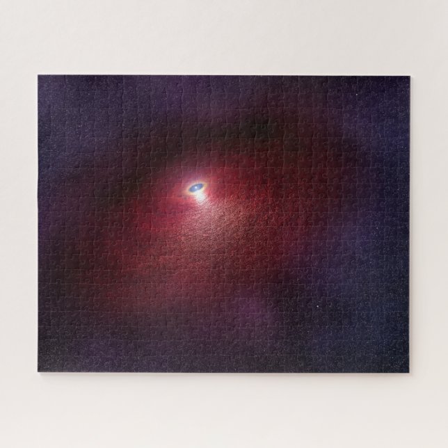 A Neutron Star With A Disc Of Warm Dust. Jigsaw Puzzle (Horizontal)