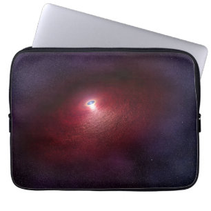 A Neutron Star With A Disc Of Warm Dust. Laptop Sleeve